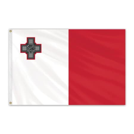 Malta Outdoor Nylon Flag 2'x3'